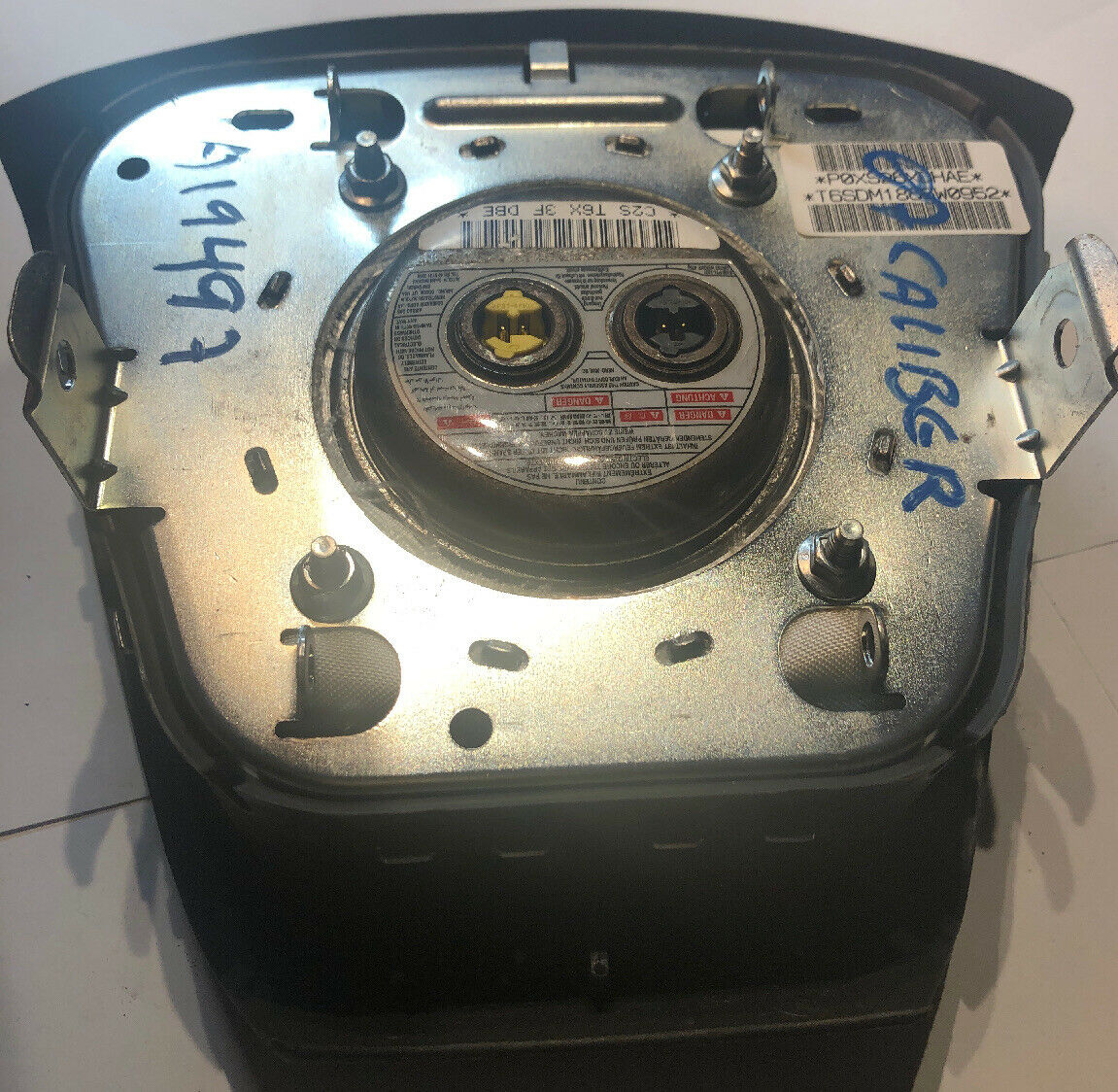 Dodge Caliber Driver Side Airbag Steering Wheel 07 08 09 2007 2008 2009  Gray