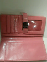 Kenneth cole reaction pink genuine leather wallet