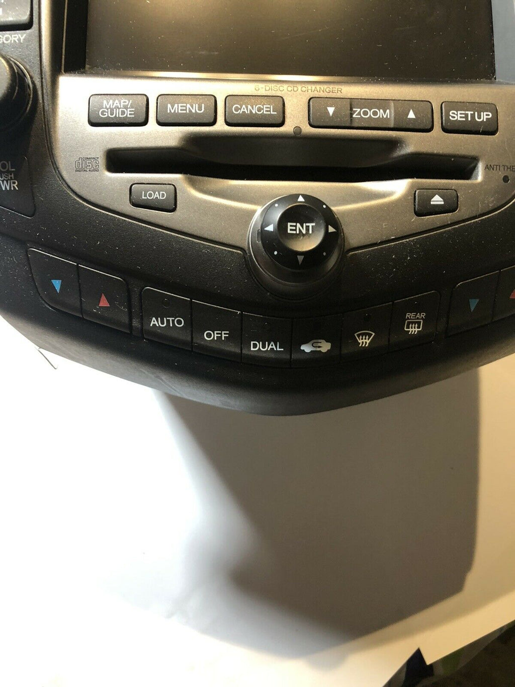 2004-2007 Honda Accord Navigation GPS Screen Radio 6 CD Player With Center Vent/