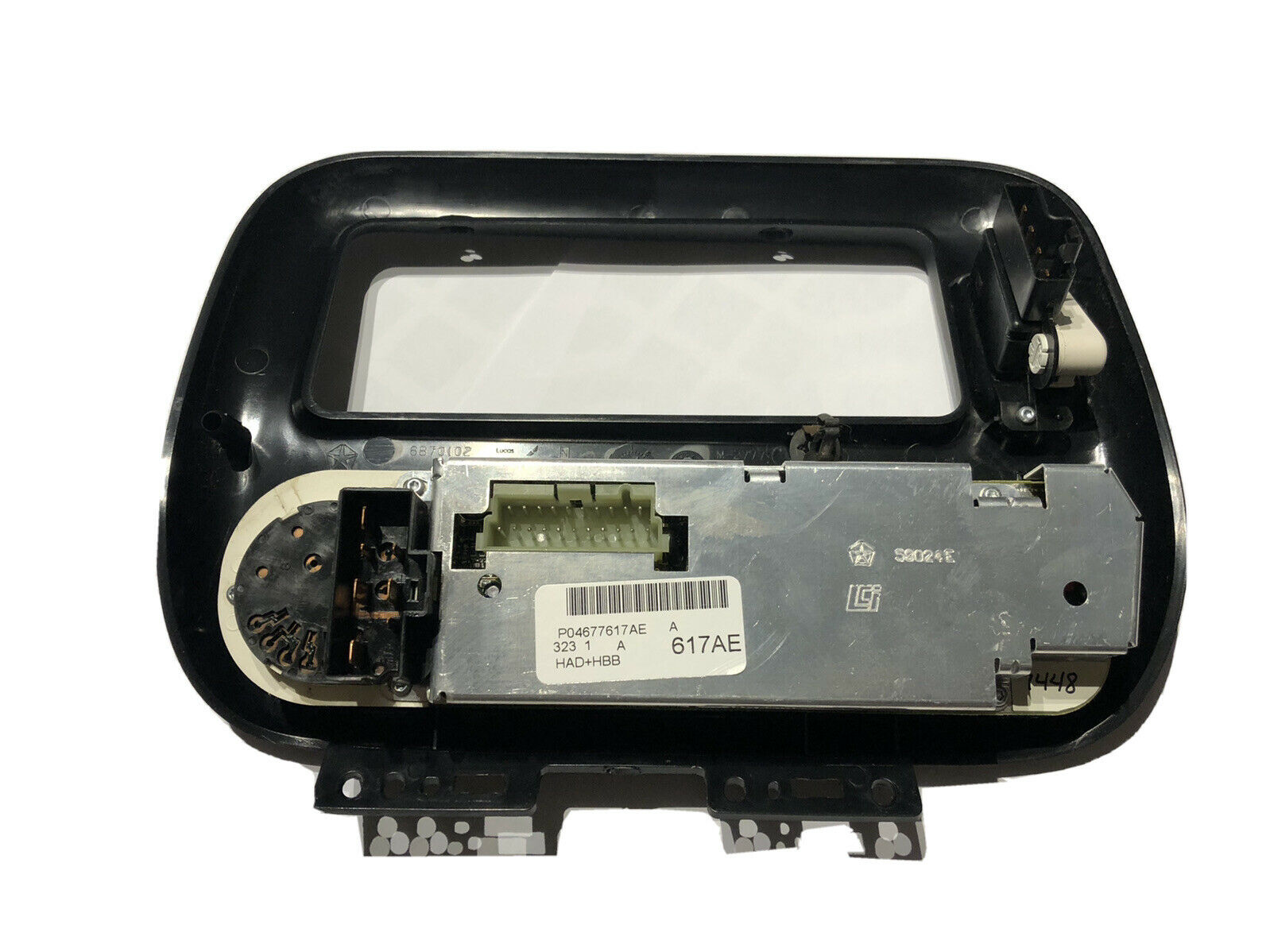 1999-00 Dodge Grand Voyager Caravan AC Heater Temp Climate Control Switch 617AE