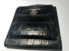 Vintage Brighton Distressed Leather Wallet Croco Embossed