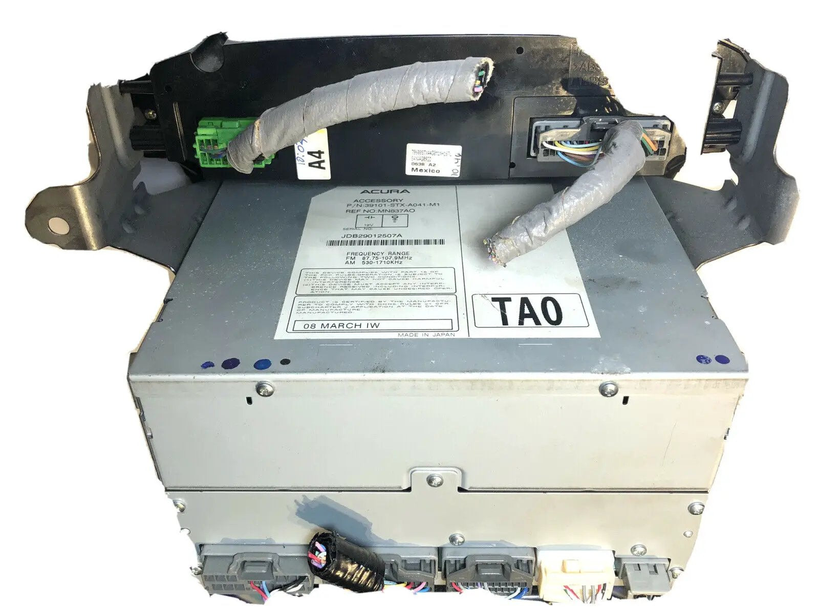 2010-2013 Acura MDX 2AF1 CD Player XM Navi Radio climate OEM 39101-STX-A620-M1 by Honda