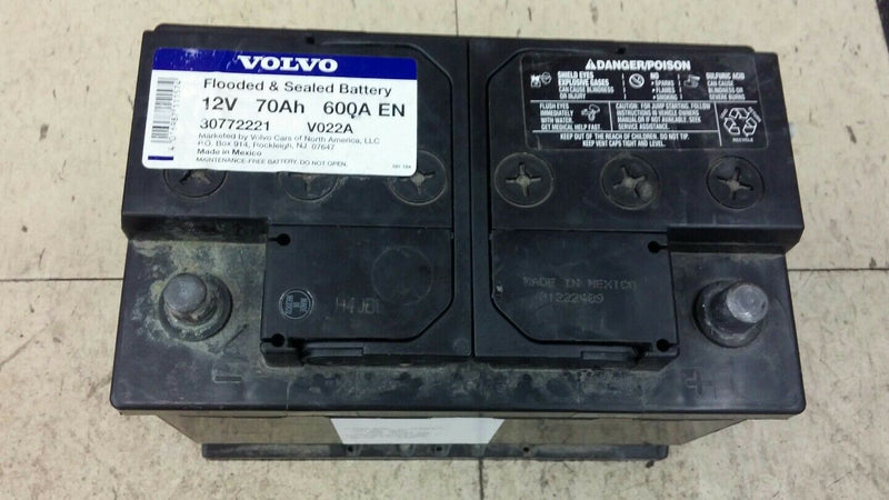 1999 VOLVO C70 Battery, 600A EN ( cold crank), 12V, 70Ah, #30772221, V022A, MEX.