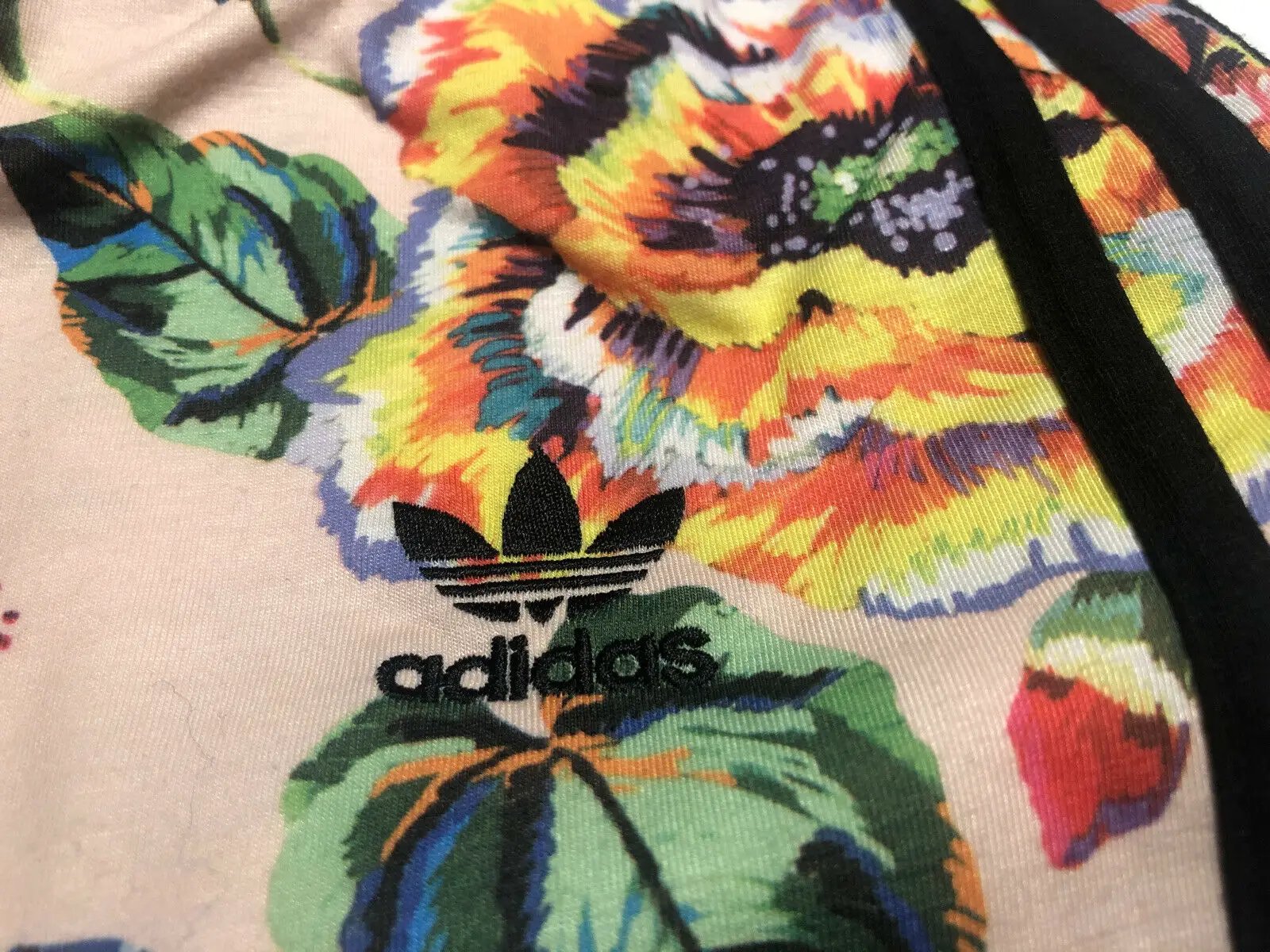 Adidas Floral Graphic Jeggings Size Small by Adidas