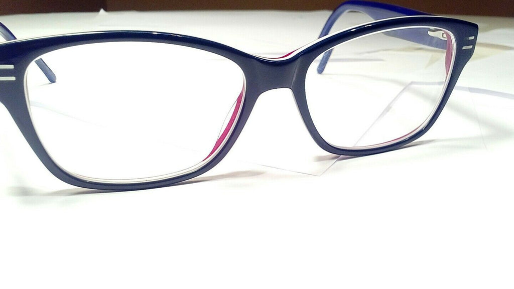 red white and blue wafare style eyeglass frames