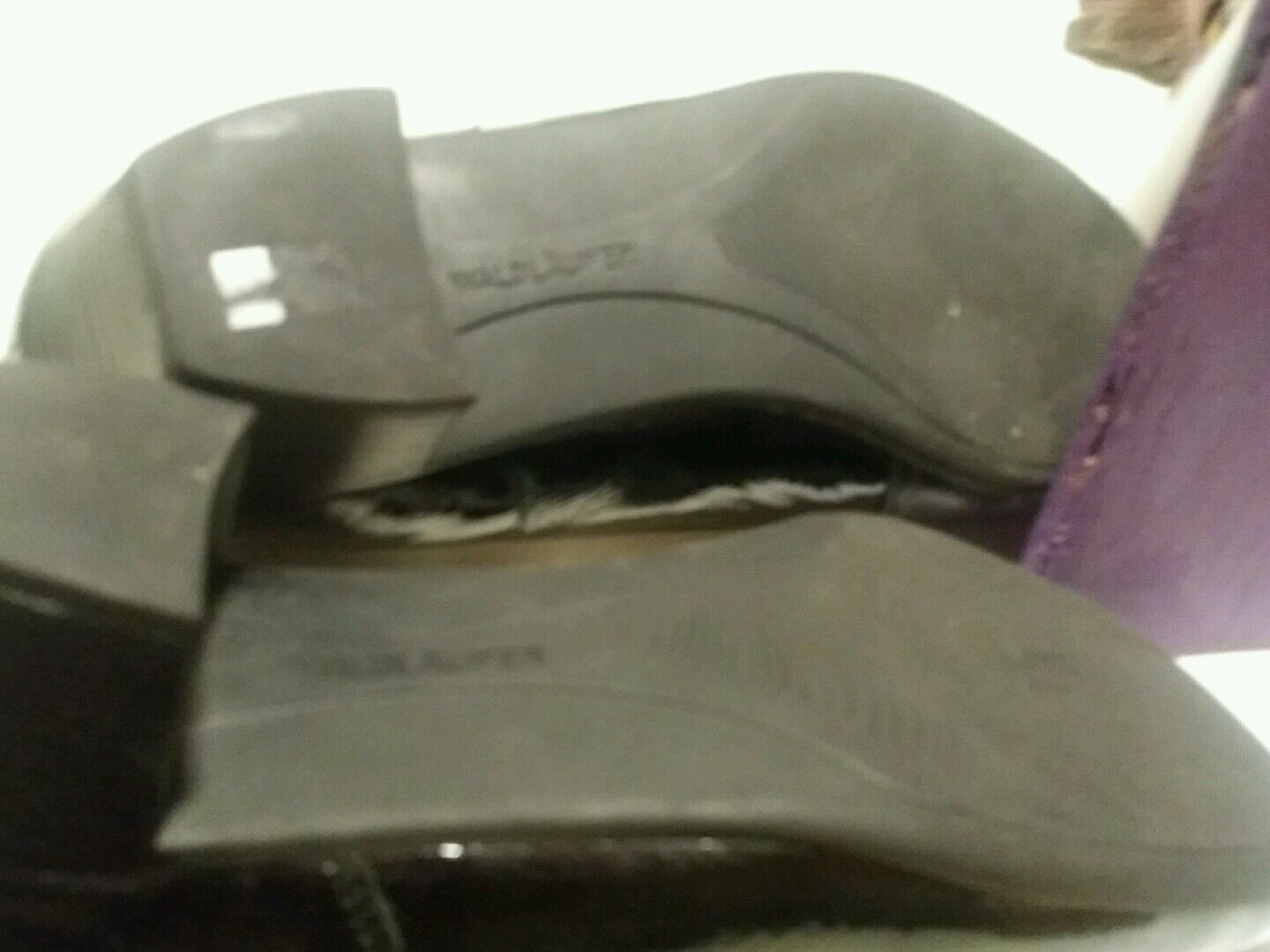 Waldlaufer black patent leather loafer shoes size 5.5
