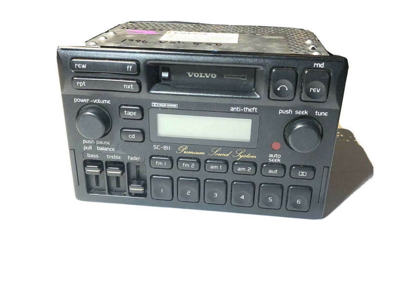 95 96 1997 VOLVO 960 CD AM FM RADIO TAPE PLAYER OEM 3533535 OEM 1995-1997