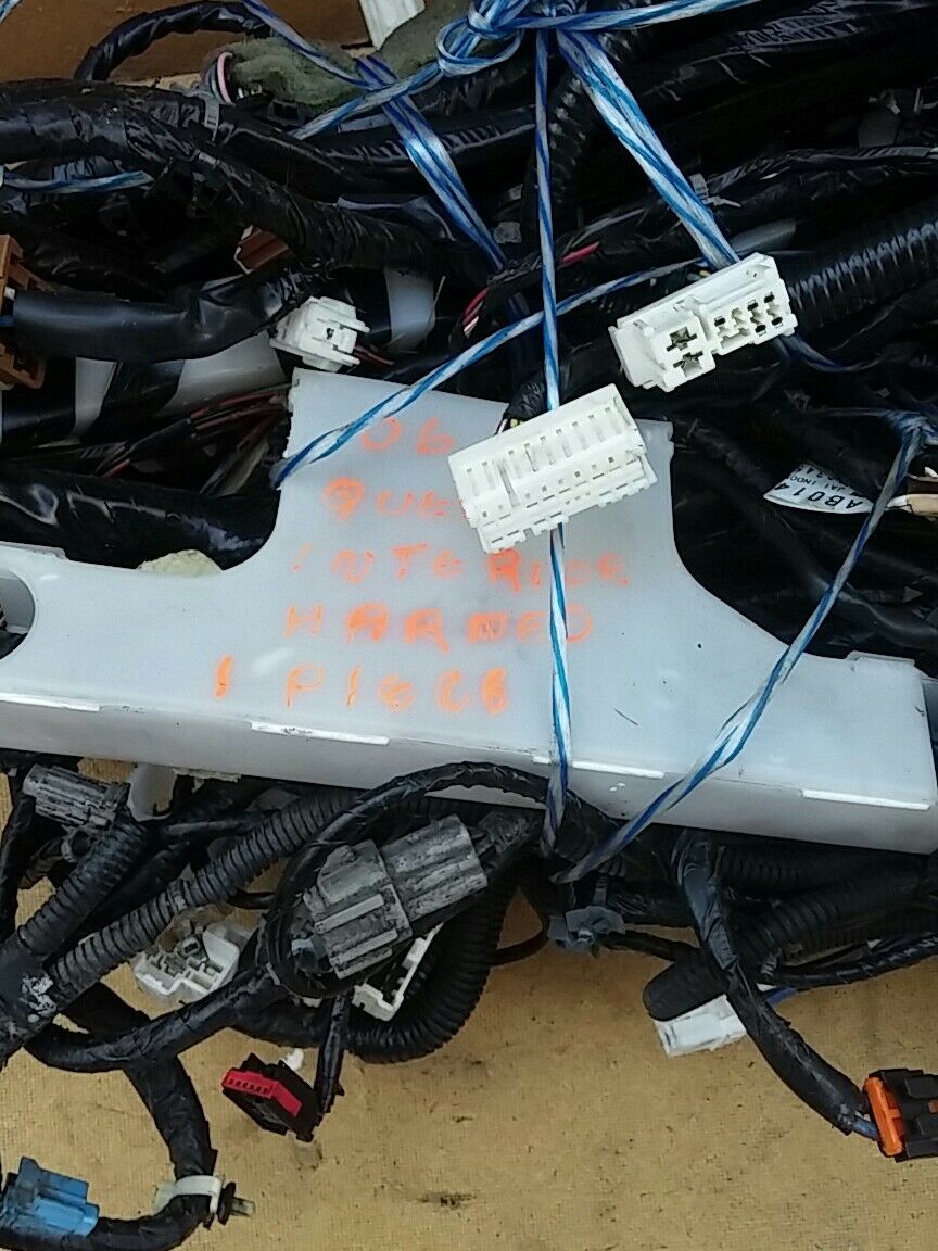 2006 05 04 NISSAN QUEST INTERIOR WIRE HARNESS HARNING SET COMPLETE OEM