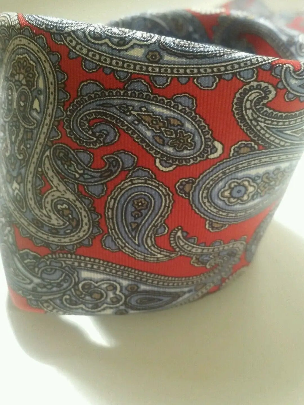 Christian dior multi colored paisley print stunner tie. by Christian Dior