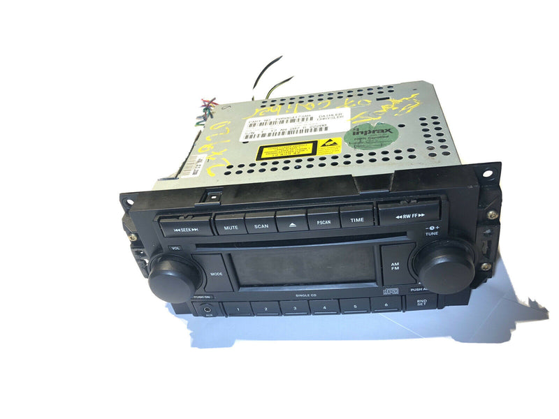 07-10 Chrysler Dodge Jeep Radio CD Player & Aux Port -Chrysler Part P05064173AK