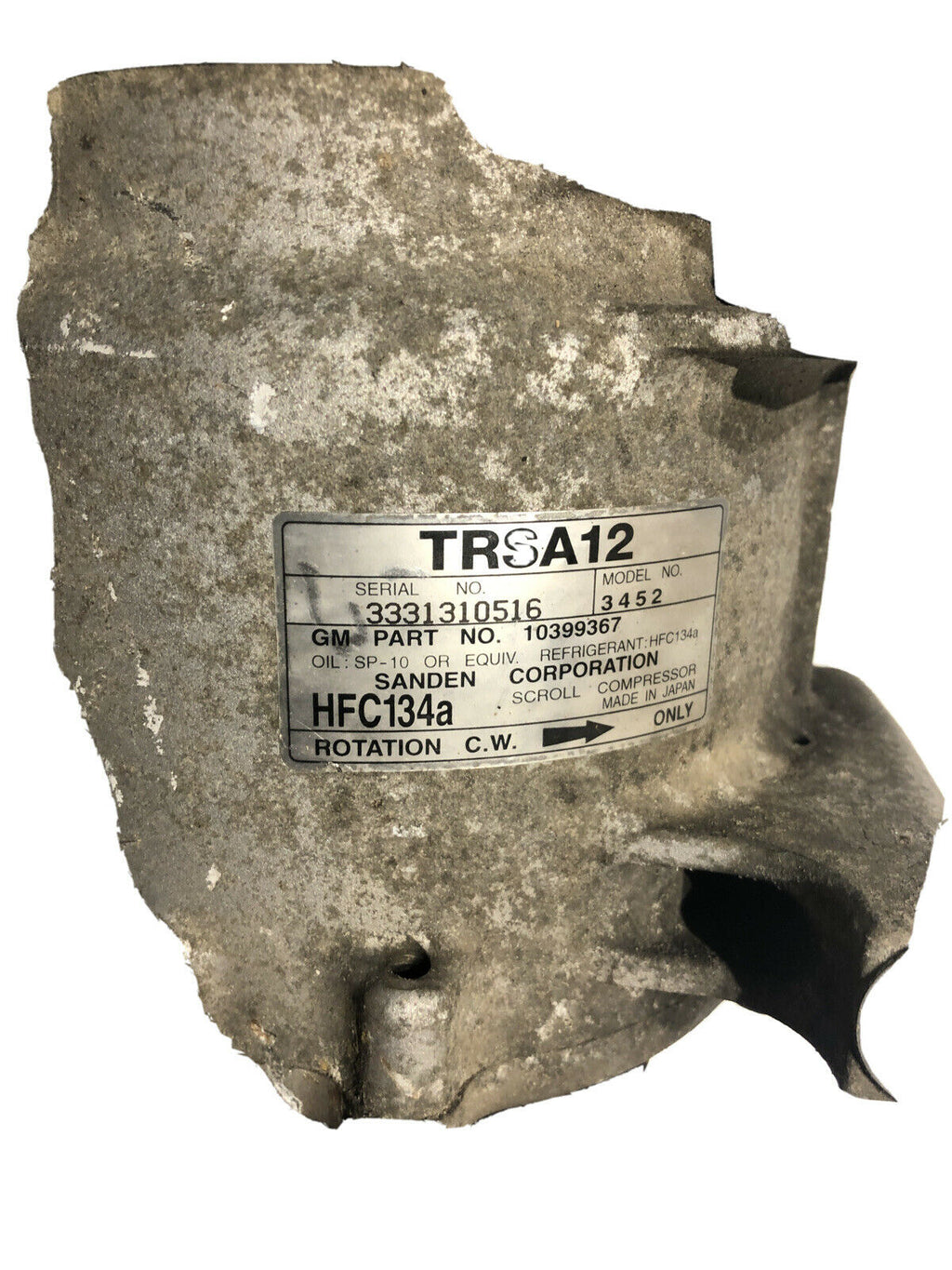 2006 OEM AC Compressor A/C Clutch Chevy Trailblazer GMC Buick Isuzu Saab Olds