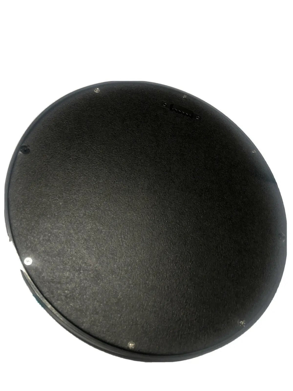 Gray Round Mirror Decor by Unbranded