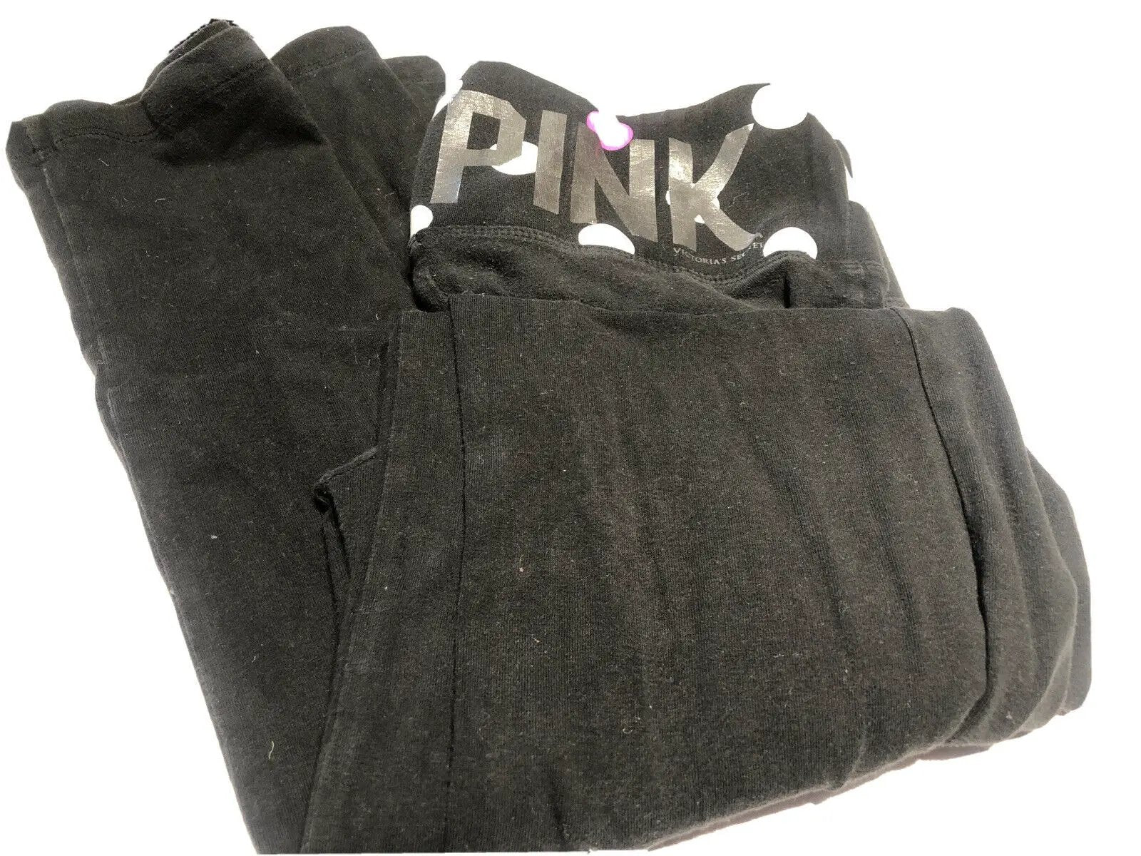 Victoria secret pink yoga pants small Petite black stretchy workout bottoms by Victoria's Secret