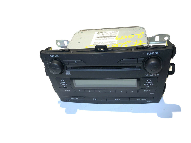 2009-2010 Toyota Corolla OEM Factory Radio FM/AM MP3 CD Player P/N: 86120-02750