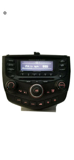 2003-2007 HONDA ACCORD Dual Zone Climate 7FY1 Radio AM-FM-6 CD TESTED WITH CODE!