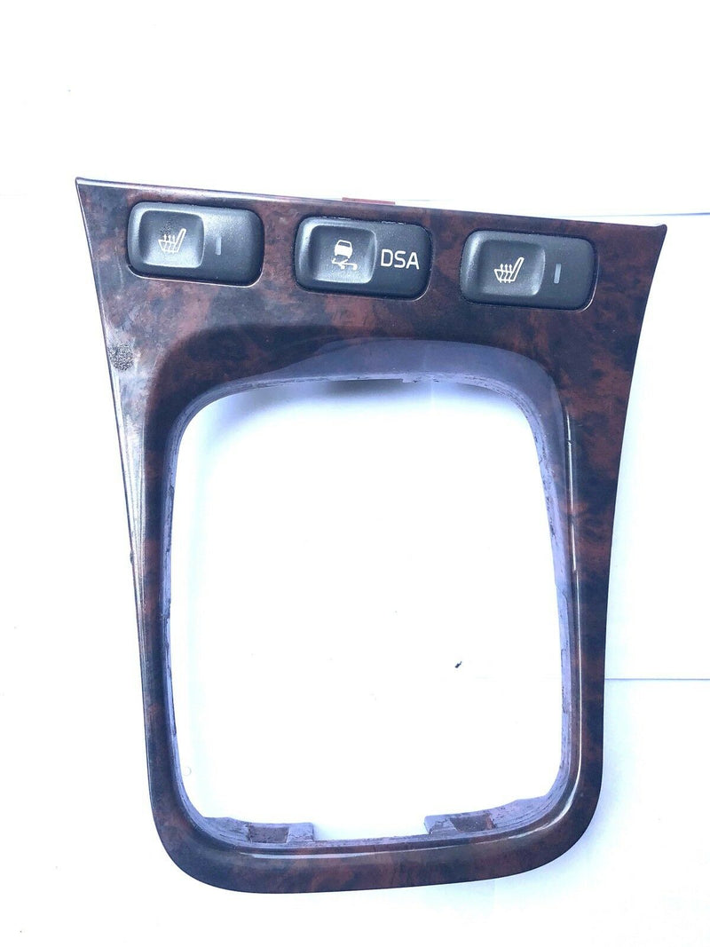 2000-2003 VOLVO V40 S40 CENTER CONSOLE SHIFTER BEZEL W/HEAT SEAT BUTTONS