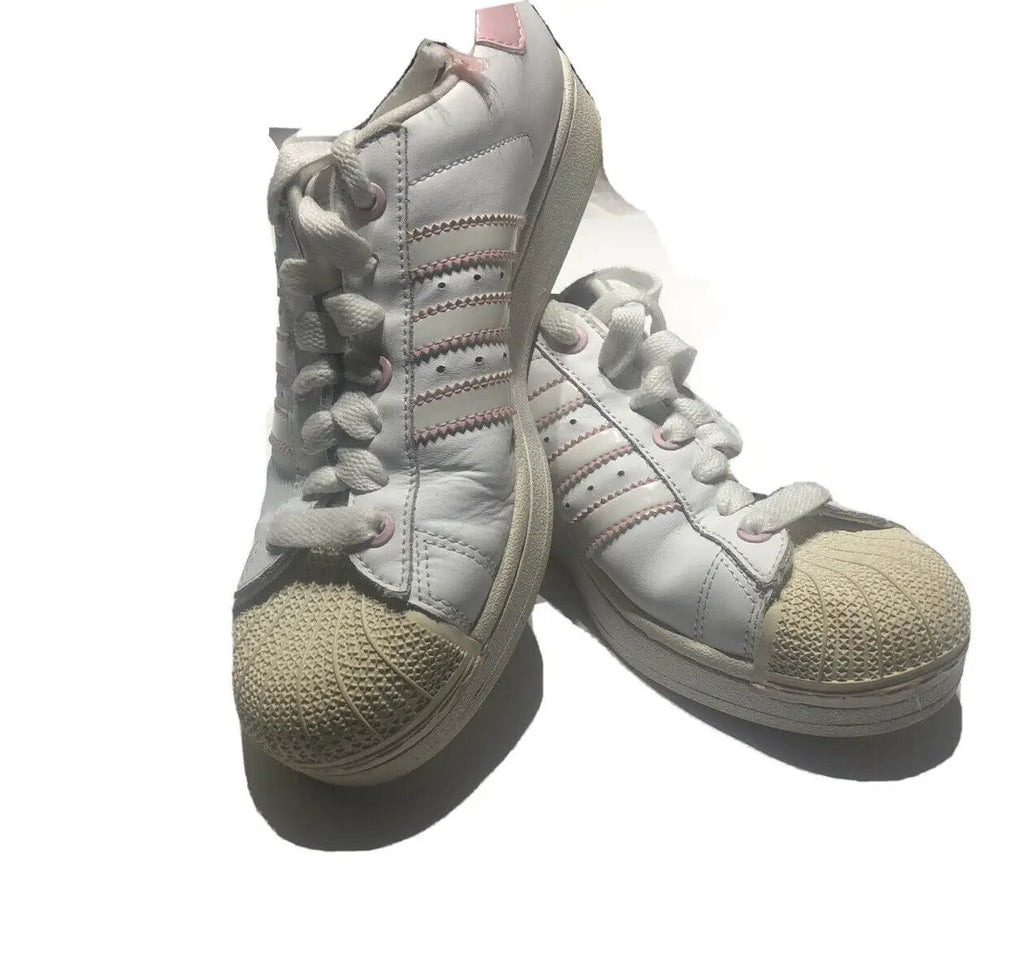 ADIDAS Superstar All White Shell Toe Shoes Mens Size 6 Basketball Classic EUC by adidas