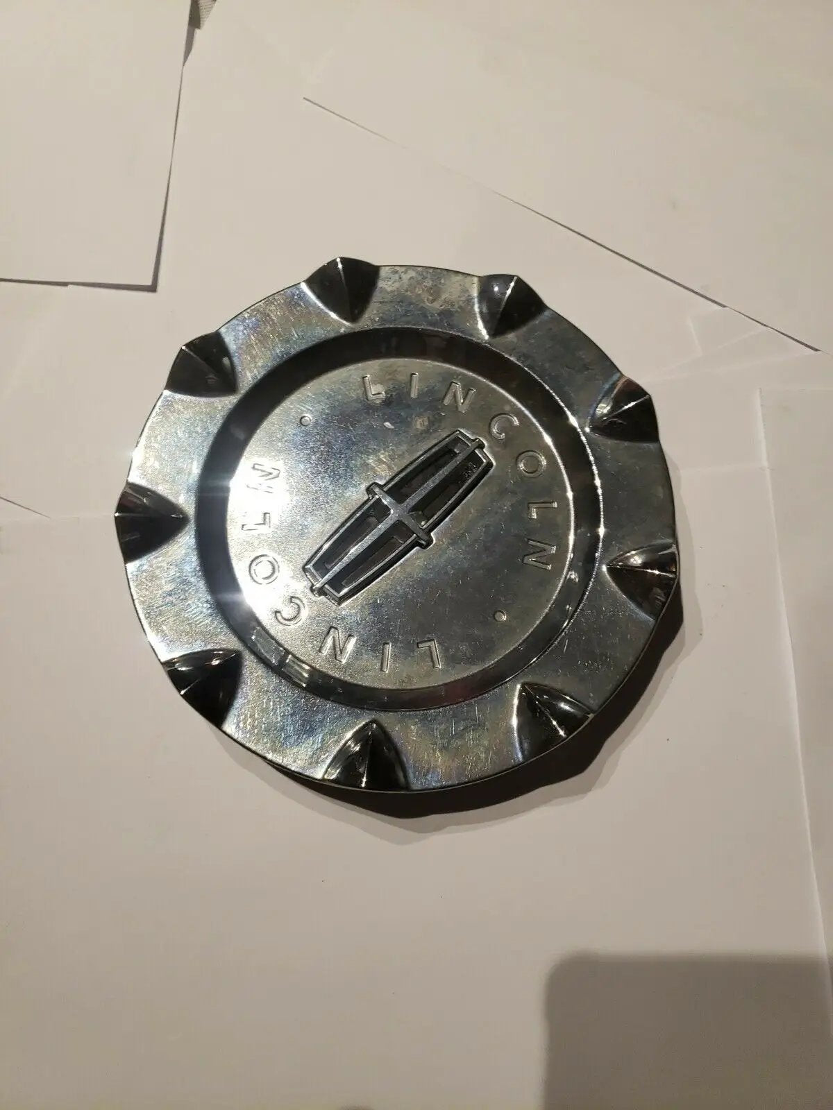 ONE 2010-2012 Lincoln MKZ Hubcap Center Cap 9H6C-1A096-BA CHROME Hub Cap 2319 by Lincoln