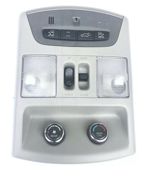 07-09 Nissan Quest Overhead Console Dome Light Sunroof Door Rear Heat Switches by Nissan