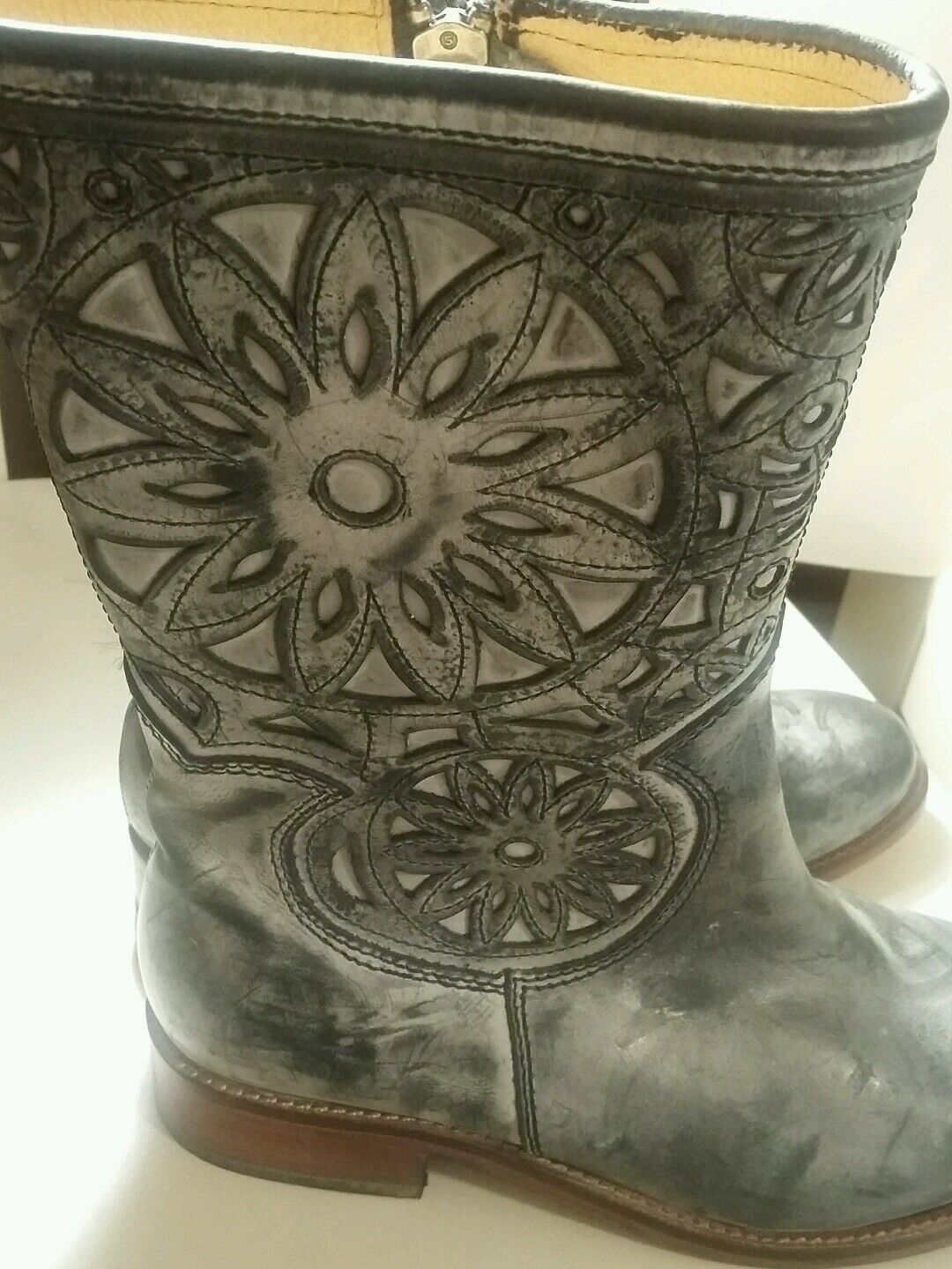Patron boots size 6.5 blue