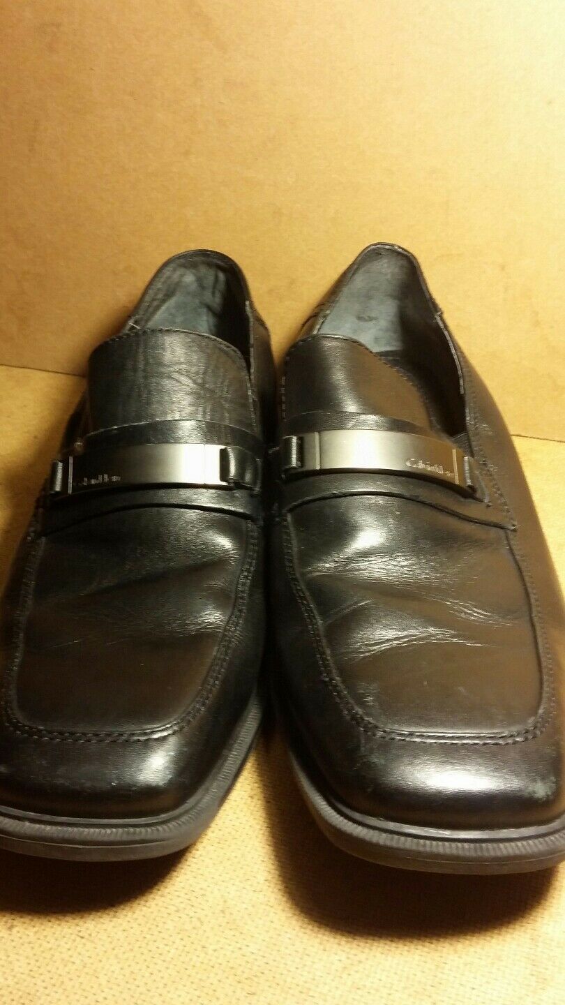CALVIN KLIEN GENUINE LEATHER FROLIC MEN'S SHOES 8 'M,' BLACK, F2370/A11 CHEAP