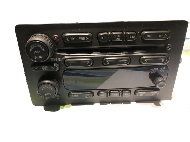 2003-2006 GMC YUKON SIERRA Hummer 6 DISC CHANGER CD RADIO Stereo Bose UNLOCKED