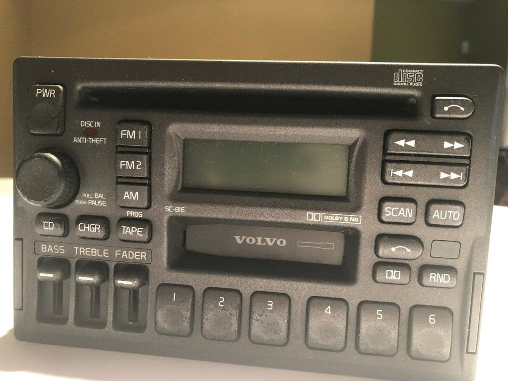 93 94 95 96 97 98 99 00 VOLVO 850 S70 V70 S40 V40 Radio CD Player SC-816 Gray by OEM VOLVO