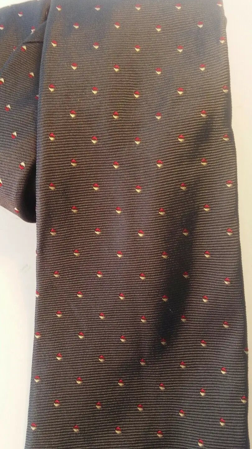 MEN NECK TIES 100% ITALY grey black . King LYNN (Lyrr) by DALEY1DEALS,LLC.
