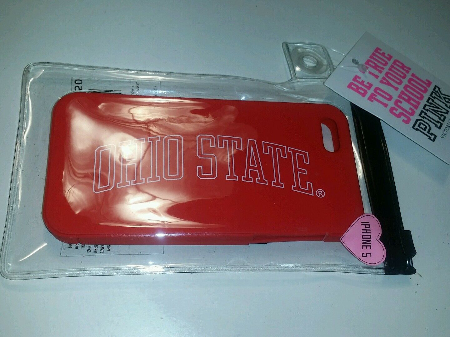 Brand New In Pkg: Ohio State IPhone 5 Case; Victoria's Secret PINK Collection