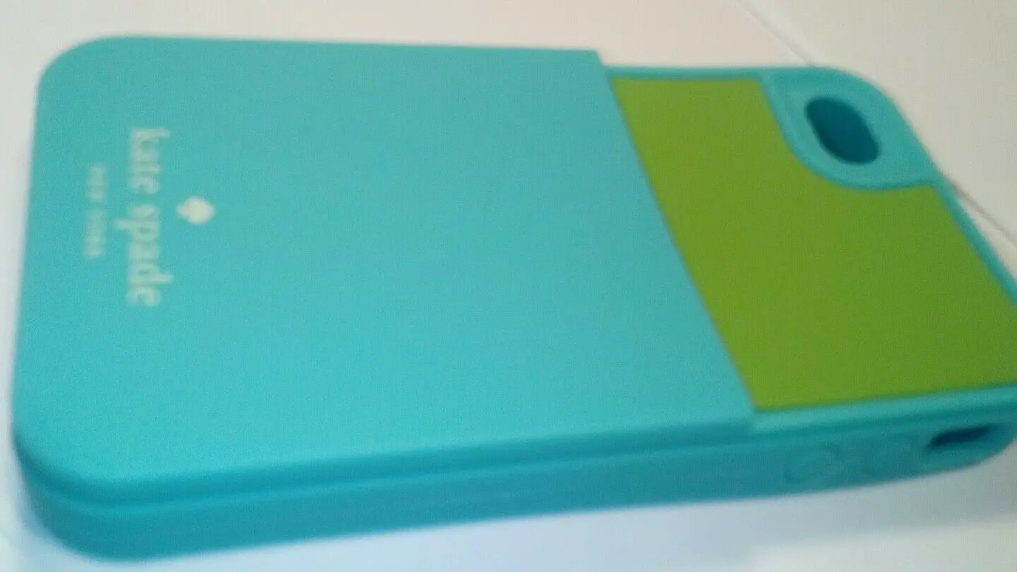 Kate spade teal iphone 4s silicone phone case. by kate spade new york