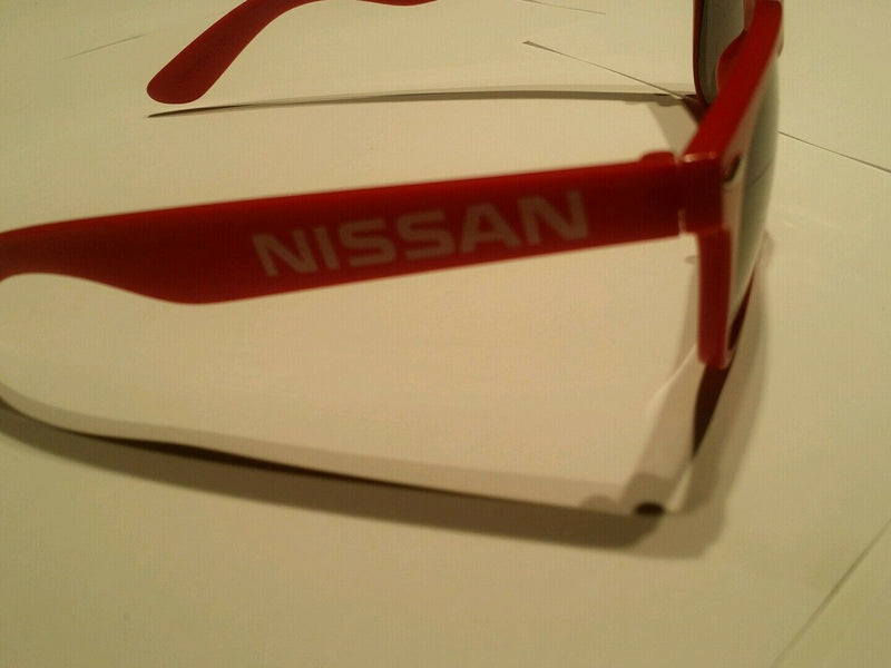 nissan red sunglasses