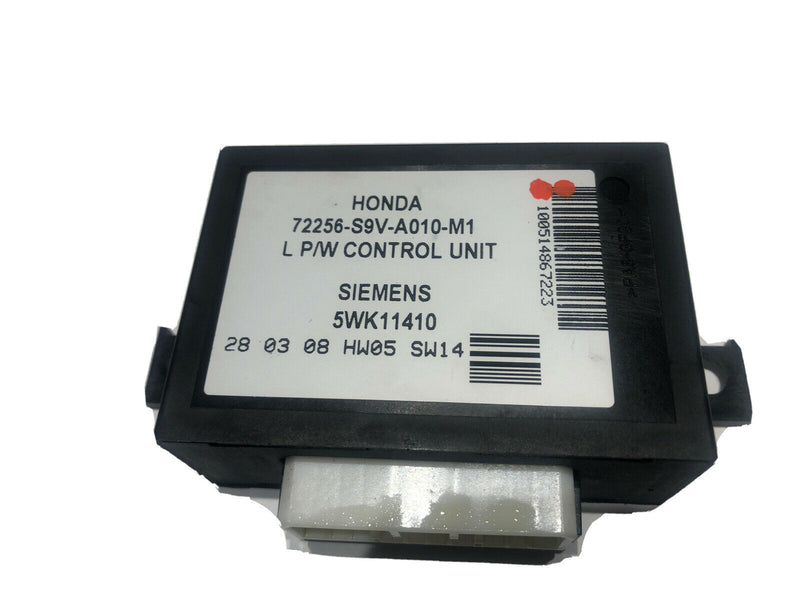 Genuine Honda Siemens 5WK11410 72256-S9V-A010-M1  Left Power Window Control Unit