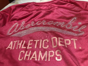 Girls Pink  Jogger Abercrombie And Fitch Jacket Size Xl