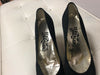 Salvatore Ferragamo Black Nylon Classic Pumps 7 B Italy