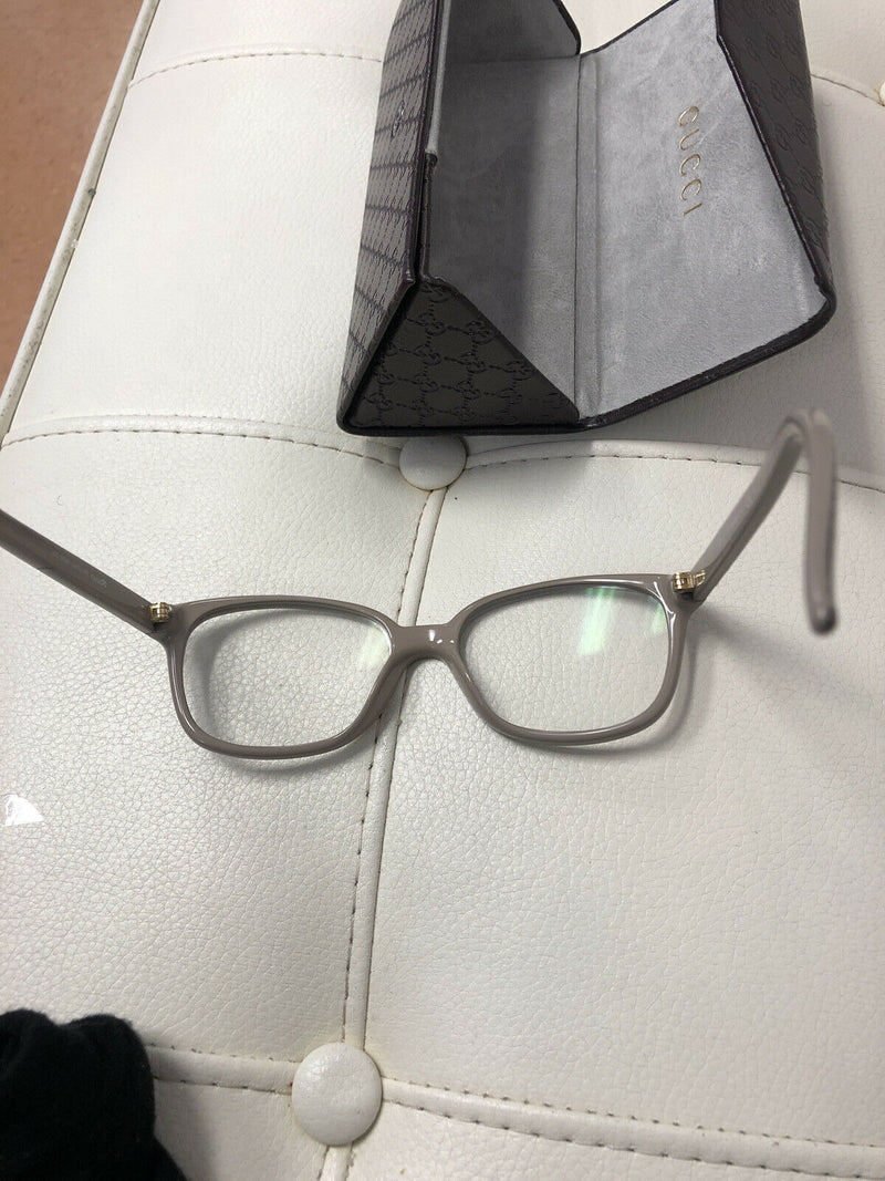 NICE Gucci GG 0192OA Rx Eyeglasses FRAMES 001 Black 49[]20-150 Gold C438