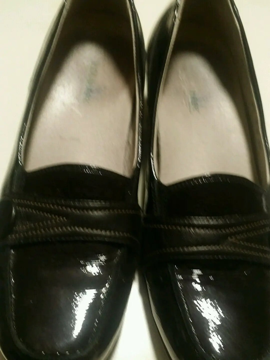 Waldlaufer black patent leather loafer shoes size 5.5 by waldlaufer