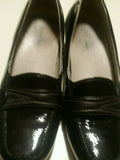 Waldlaufer black patent leather loafer shoes size 5.5 by waldlaufer