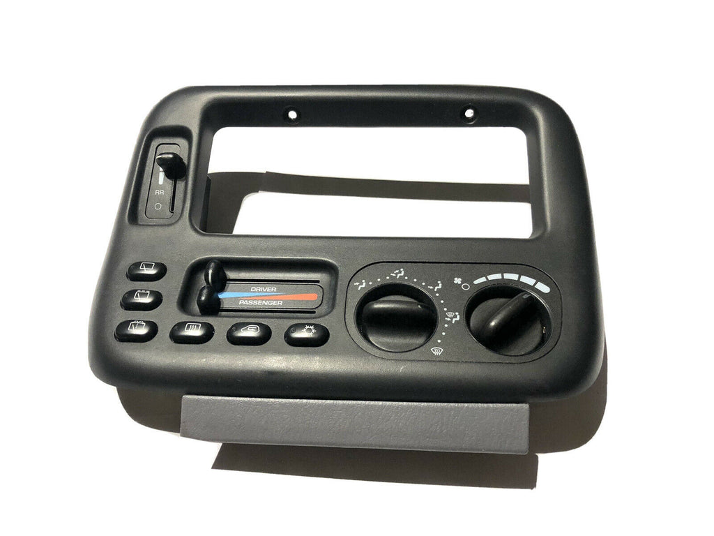1999-2000 Caravan / Voyager heater ac control switch panel w DUAL & REAR A/C OEM