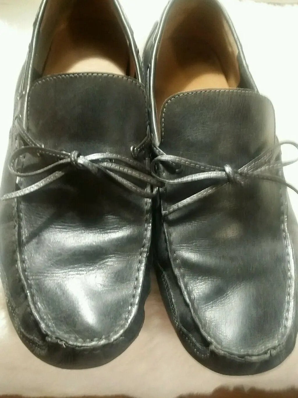 Clarks Hamilton Cove Mens 9.5 M/ Leather Tassel SlipOn/Loafer /63648 Black $99 by Clarks