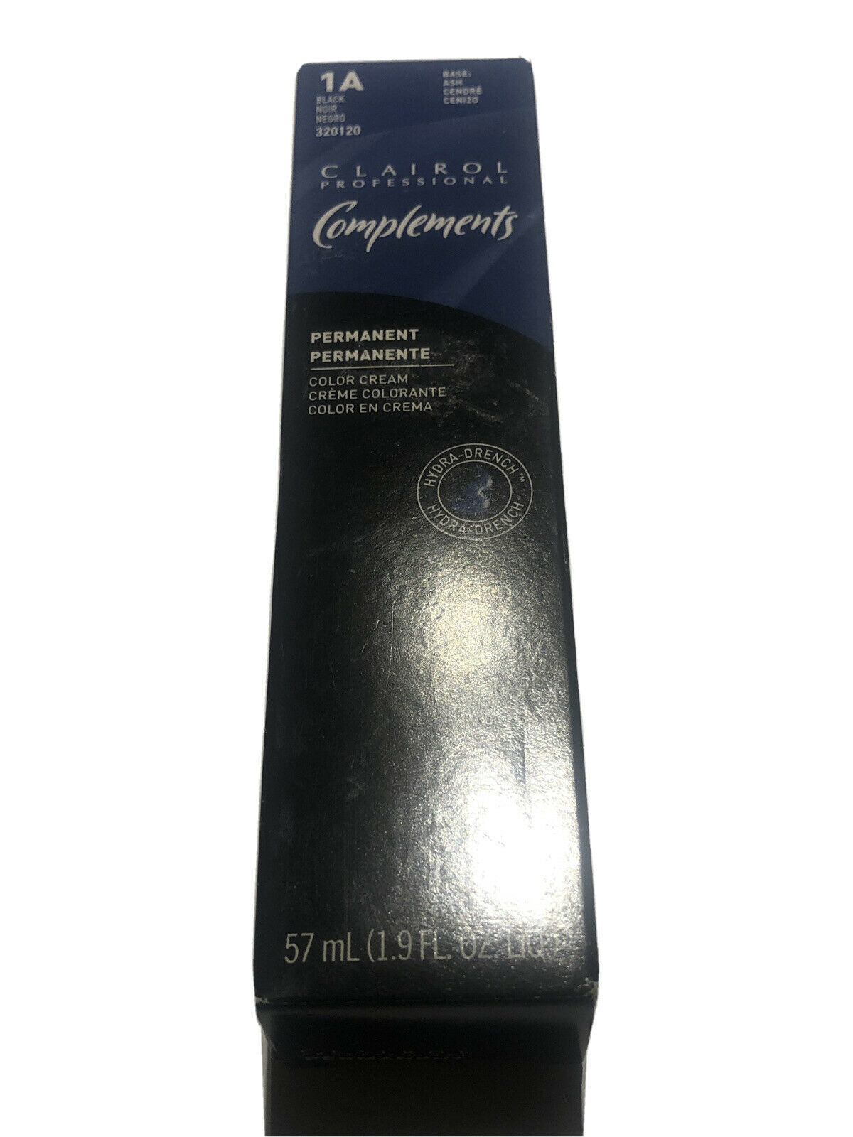 Clariol Professionals Complements 1A Black Demi Color Cream Hair Color
