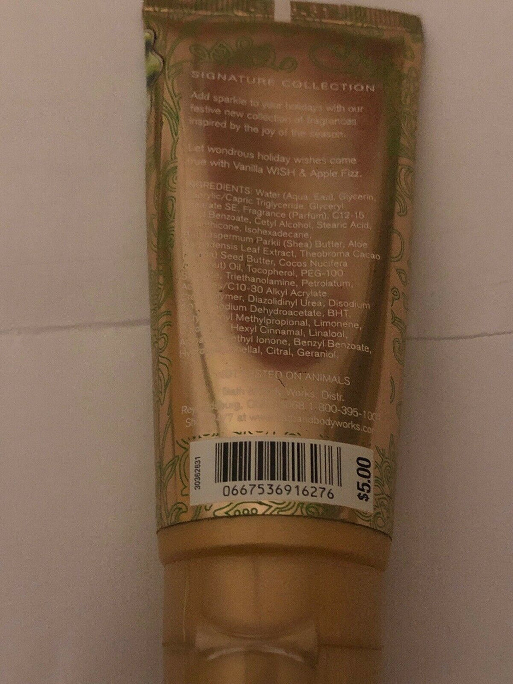 Bath and Body works WARM VANILLA SUGAR Ultra Shea Body Cream lotion 8 Fl oz