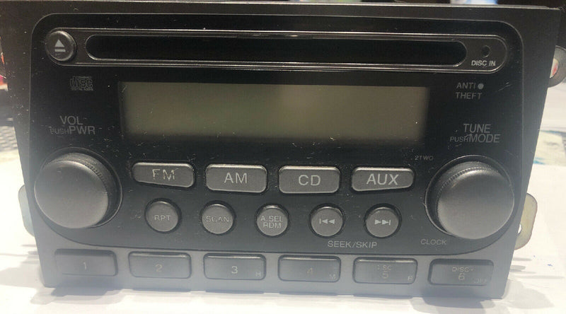 Honda Element CD Player Radio AUX Audio Control 39101-SCV-A31 OEM 2008 08