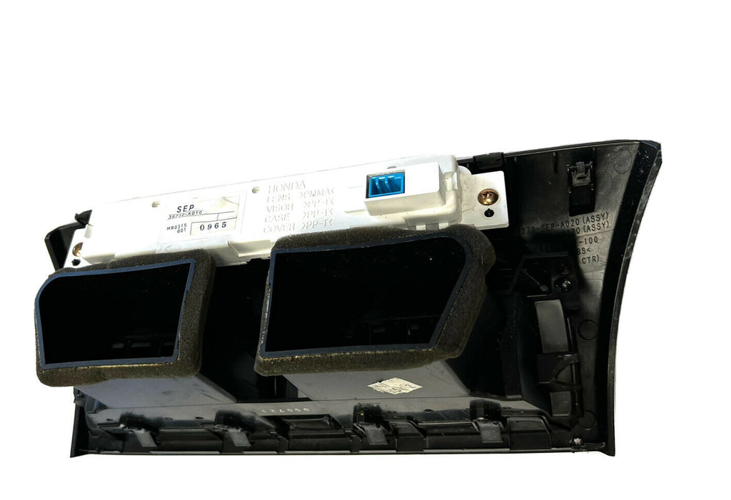 2007-2008 ACURA TL CENTER DASH DISPLAY BEZEL W/VENTS OEM USED TESTED 39710-A010