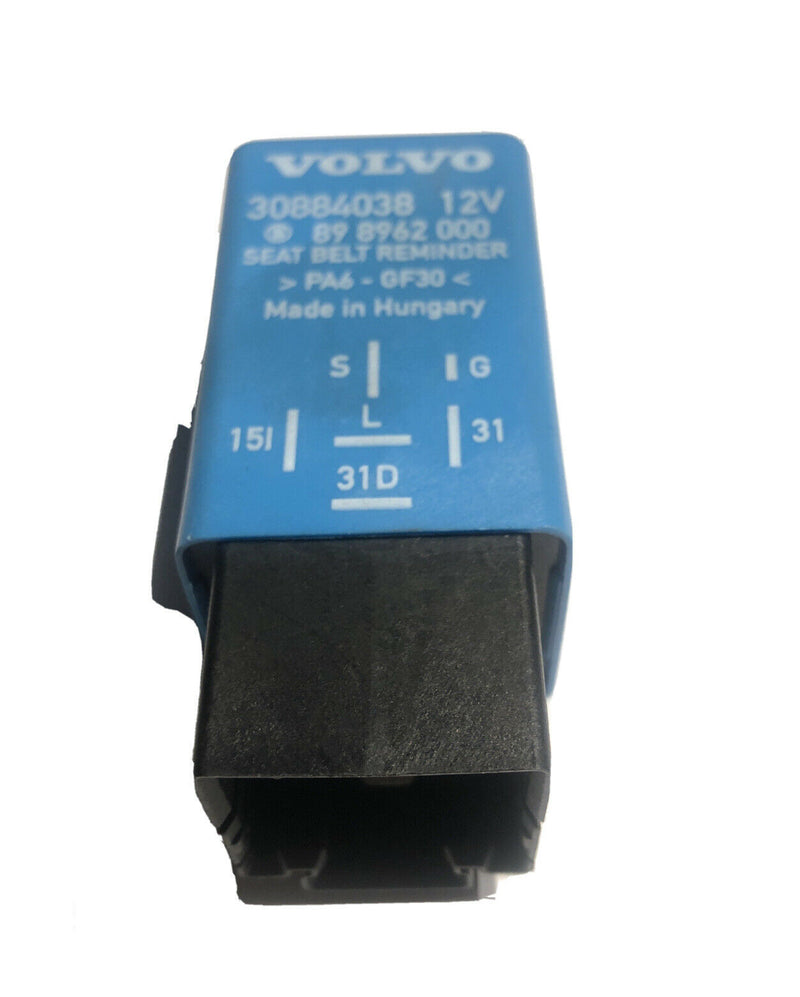 00-04 Volvo S40 Seat Belt Reminder Relay 30884038