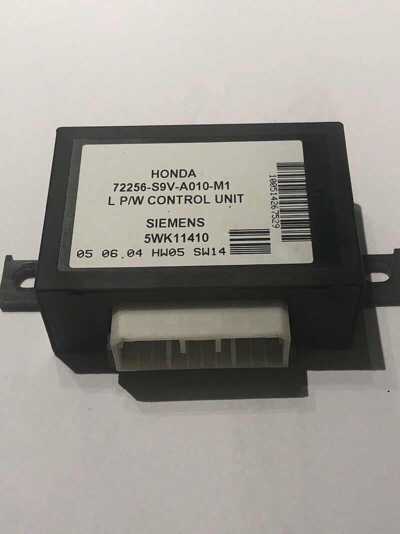 HONDA PILOT DRIVER SIDE DOOR CONTROL MODULE 72256-S9V-A010-M1 L P/W UNIT LEFT