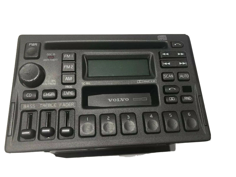 Volvo 40 70 90 Series 1997-04 Radio AM FM CD CS Aux Input 3533771-1 Face SC-816