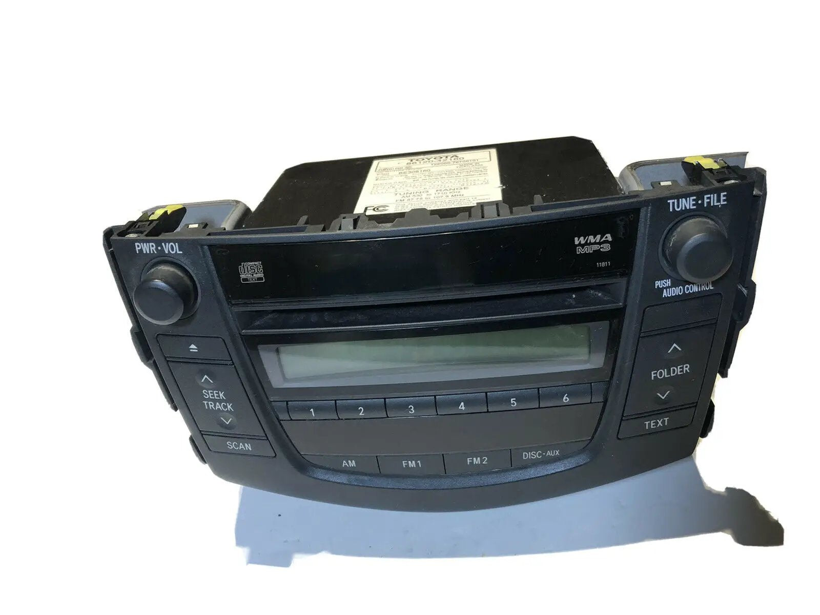 OEM Toyota RAV4 2006-2011 Factory AM FM Radio Stereo CD MP3 Player 86120-42160 by Toyota