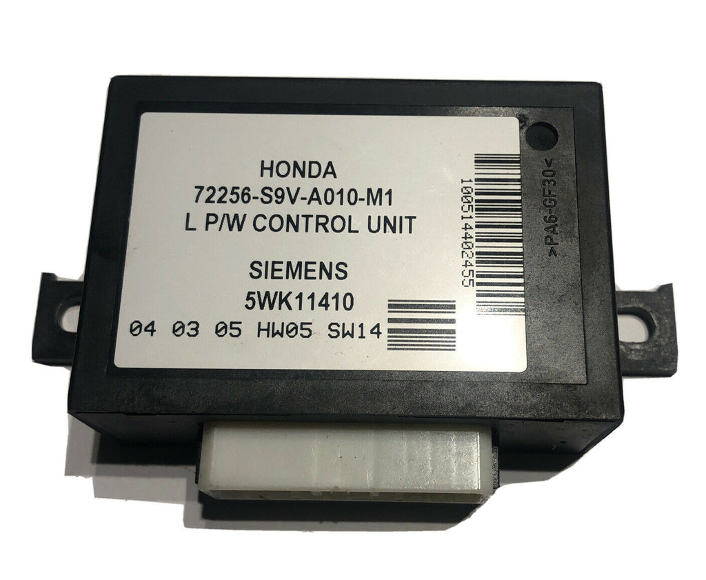 Genuine Honda 72256-S9V-A01 Left Front Power Window Control Unit OEM