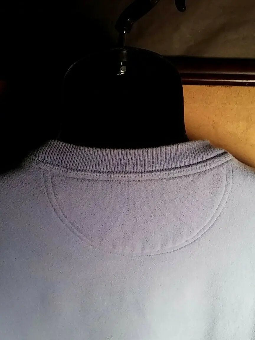 MEN'S IZOD large sky blue/LIGHT PURPLE sweatshirt, SZ. LARGE. 82%, 18% POLYESTER by IZOD