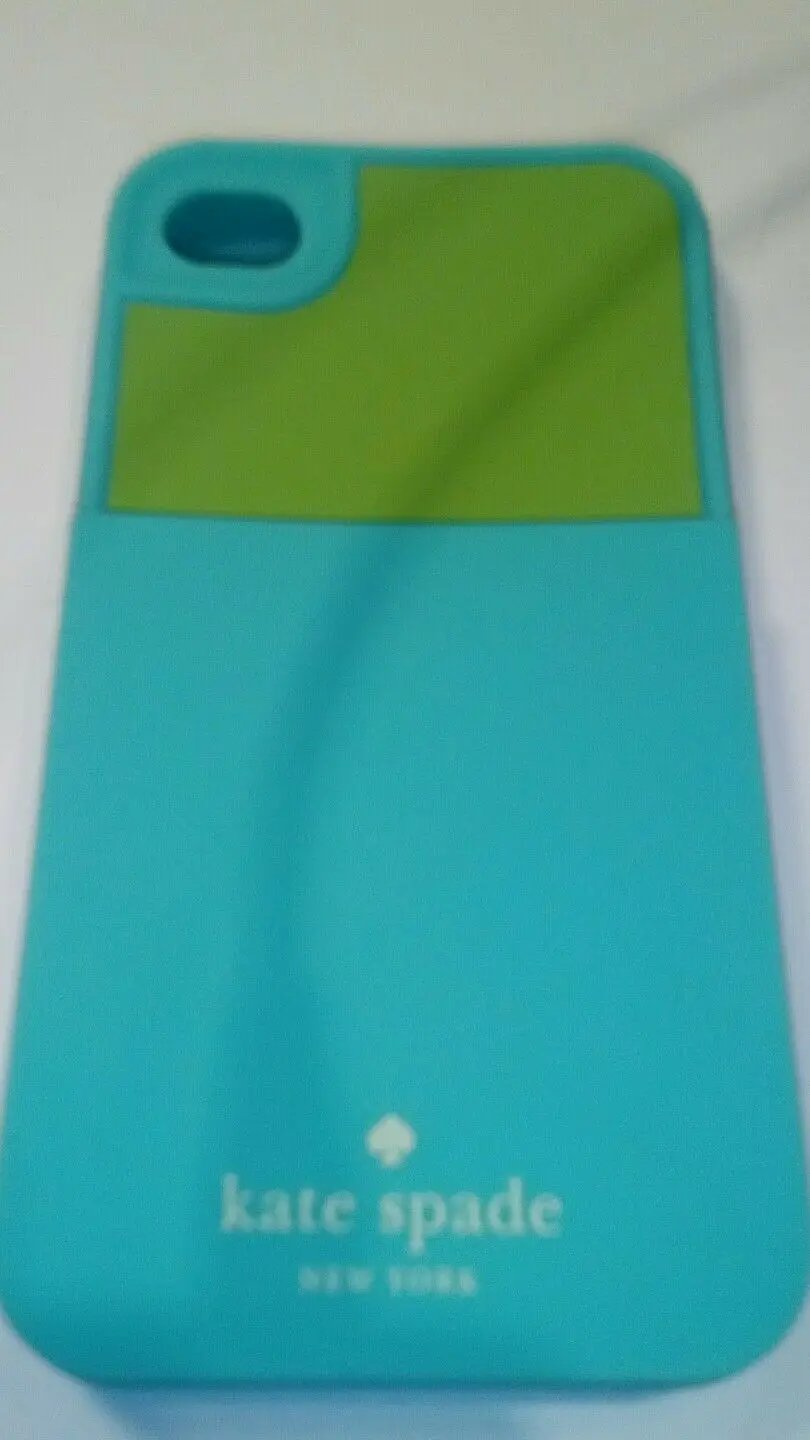 Kate spade teal iphone 4s silicone phone case. by kate spade new york